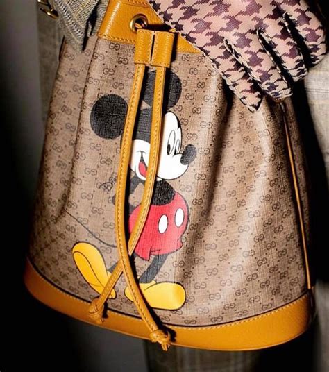 fake gucci mickey mouse bag|mickey mouse wearing gucci.